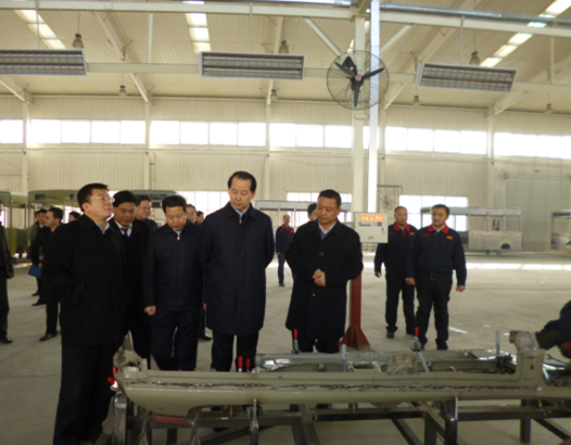 1月22日，石家莊市委副書記、市長王亮到我公司調(diào)研調(diào)研
