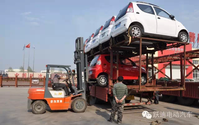 躍迪電動(dòng)汽車全國銷售趨勢(shì)猛漲—批量發(fā)車甘肅